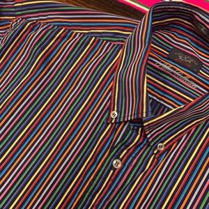 Made in Italy Paul & Shark Yachting Colorful Dress Shirt